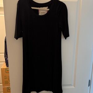 Cupid Classic Black Short Sleeve Dress